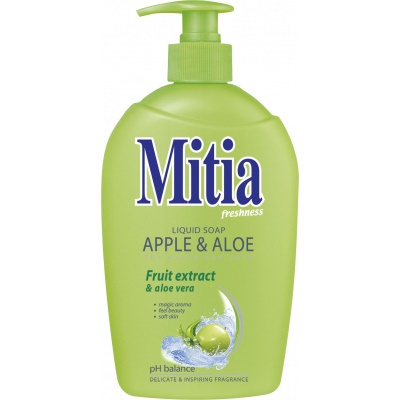 Mitia 500ml tek.mýdlo Sensual pumpa | Toaletní mycí prostředky - Tekutá mýdla - S dávkovačem Mitia 500ml tek.mýdlo Sensual pumpa | Toaletní mycí prostředky - Tekutá mýdla - S dávkovačem